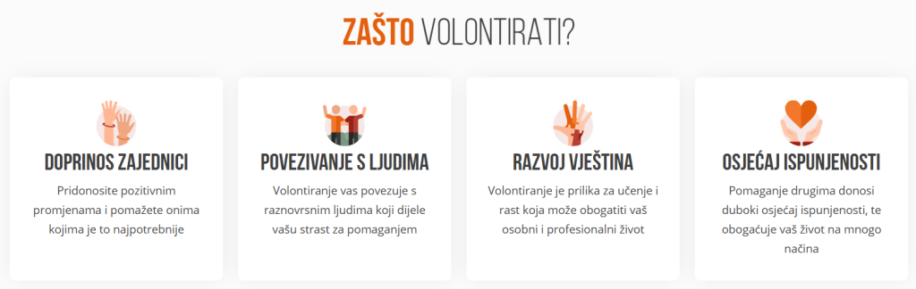 Zašto volontirati?